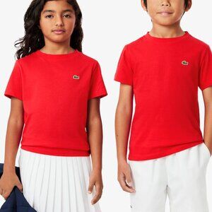 Lacoste Kids' Cotton T-Shirt Children - Red --   Brand new with tags